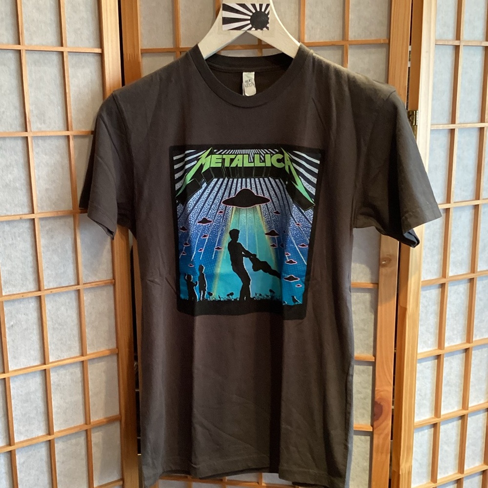 Metallica Alien Abduction Tour Graphic T-Shirt - Next Level Apparel Men's Small
